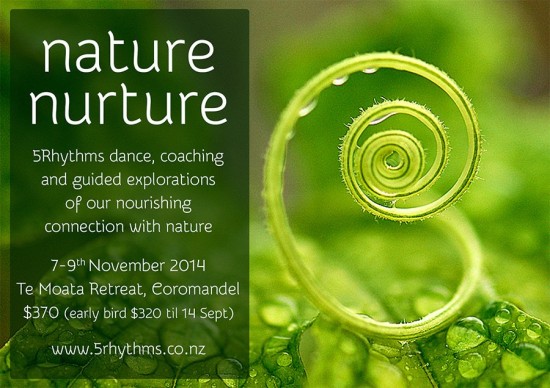 Nature Nurture Retreat, 5Rhythms Dance and Big Strectch Coaching